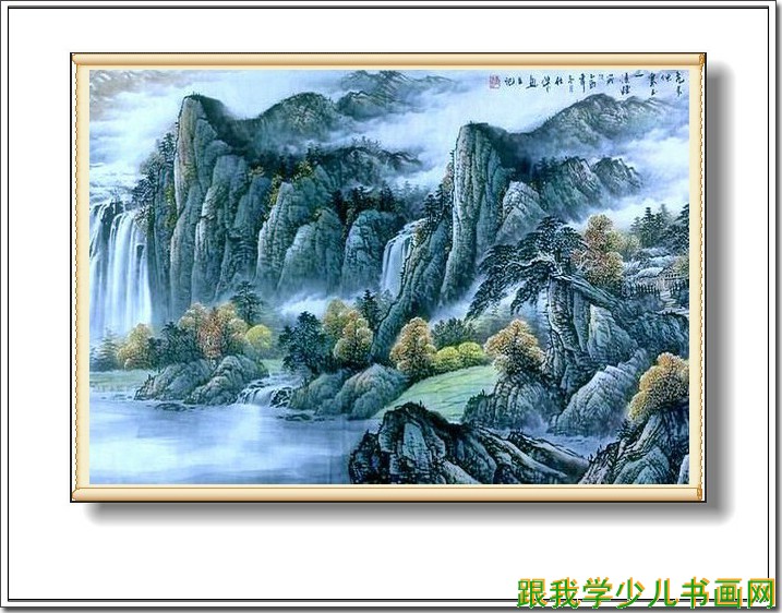 中国画山水组图