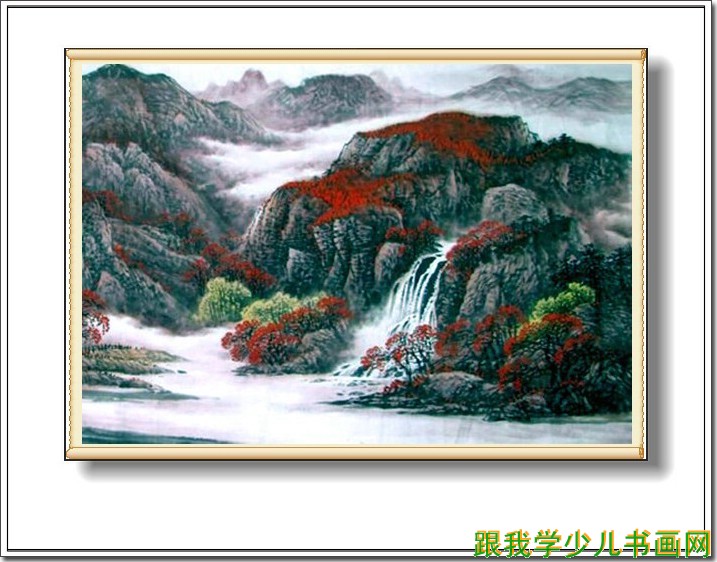 中国画山水组图