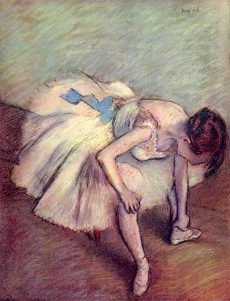 Germain_Hilaire_Degas_印象派画家德加油画大图壁纸