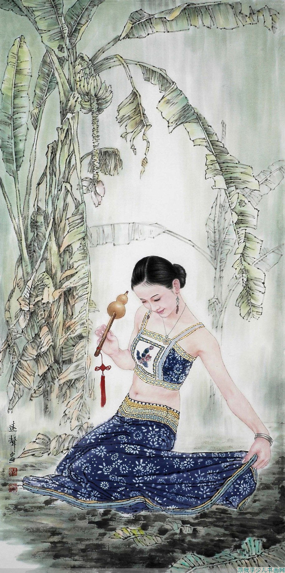 中国画人物1王远声女性题材作品910*1827