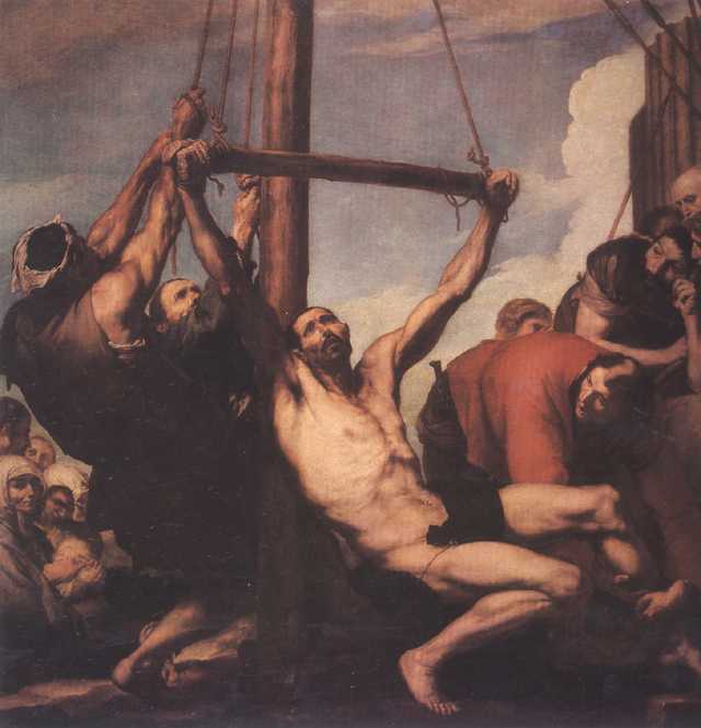 西方油画里贝拉：《圣费利佩的殉教》