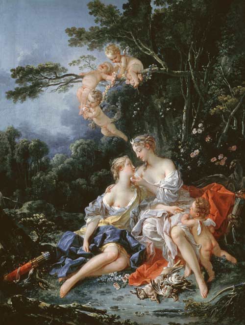 西方油画神话：狄安娜与凯里斯特――鲁本斯