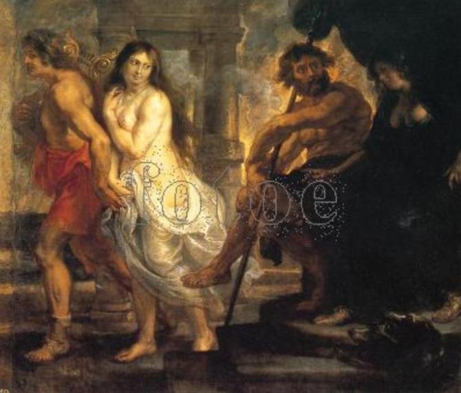 西方油画神话：俄耳甫斯向冥王冥后作恳求