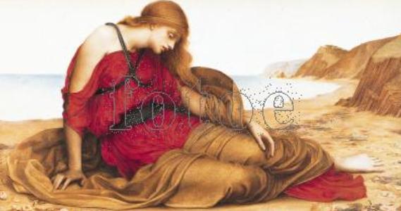 西方油画神话：拿着俄耳甫斯头颅的色雷斯姑娘/古斯塔夫/莫罗