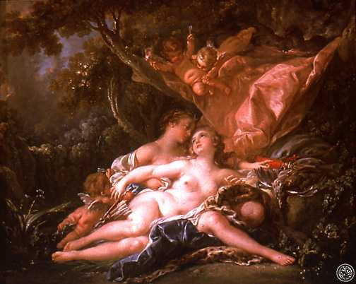 西方油画神话：宙斯与凯利斯特