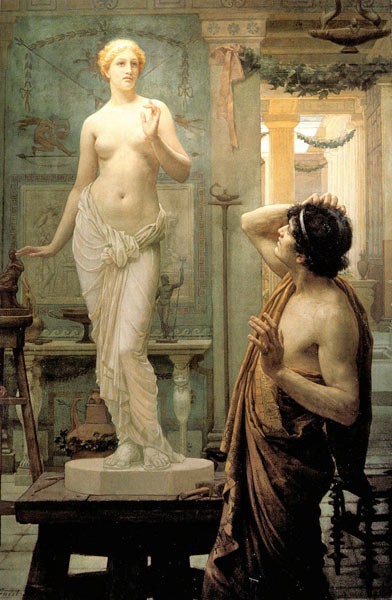 西方/希腊神话图文:皮格马利翁与他的雕塑