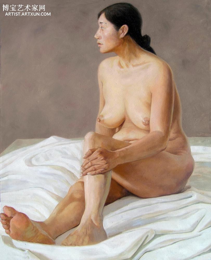 女人体油画图片