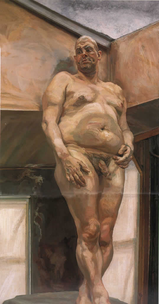 弗洛伊德女人体人体油画1
