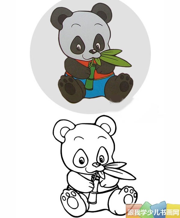 >> 文章内容 >> 可爱小熊猫简笔画  这是一只多么可爱的小熊猫呀你能